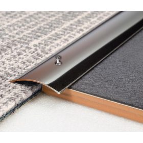   AV Rozsdamentes burkolatváltó profil inox polírozott szintkülönbség kiegyenlítő 40 mm 90 cm lecsavarozható