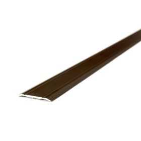 Burkolatváltó profil Bronzszínű lapos bordás barna 30 mm 2700