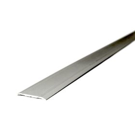  AV Burkolatváltó profil Matt ezüst lapos bordás 30 mm 2700 mm öntapadós szintkülönbség ragasztható