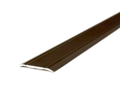 Burkolatváltó profil Bronzszínű lapos bordás barna 40 mm 900