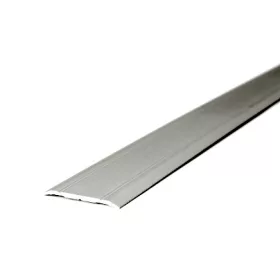   AV Burkolatváltó profil Matt ezüst lapos bordás 40 mm 900 mm öntapadós szintkülönbség ragasztható