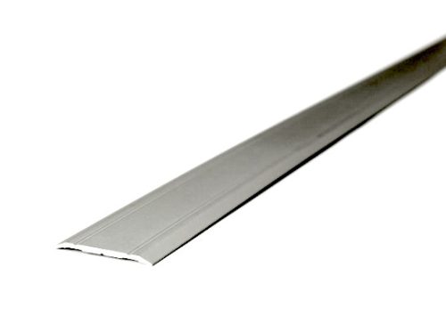 AV Burkolatváltó profil Matt ezüst lapos bordás 40 mm 2700 mm öntapadós szintkülönbség ragasztható