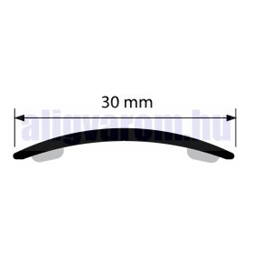   AV Réz burkolatváltó profil valódi sárgaréz szintkülönbség kiegyenlítő 30 mm 90 cm öntapadós