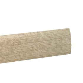   OX 30x900 fehérített fa Burkolatváltó profil ajtó küszöb helyett 0-6 mm közötti magasságkülönbség esetén 30 mm széles 90 cm