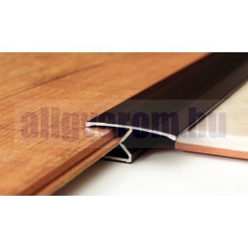 AV Leszorítós burkolatváltó profil Pezsgő-titán 32 mm 90 cm Roppantós alumínium szintkiegyenlítő