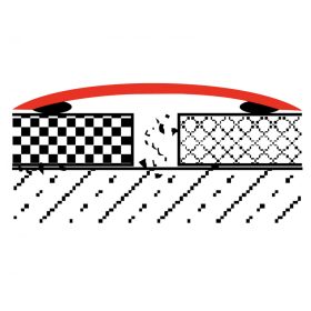   OX 80x2000 Széles küszöbprofil nagy résre ezüst 0-60 mm max, 20 mm szintkülönbség 80 mm széles küszöbáthidaló burkolatváltó alumínium