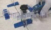 OX 100 db Szintező kapu burkoló ékhez 1 mm fugatáv - 3-12 mm-es lapokhoz Burkolás házilag - A csempe vagy padlólap magasságának beállításához fugaék segítségével