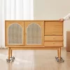4x Bútorszállító kocsi görgős szállító alátét 3 kerékkel 158x158x65mm
