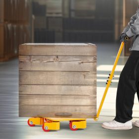   Bútorszállító kocsi 4 tonna teherbírású szállító kocsi görgős szállító fogantyúval 360°-ban forgatható