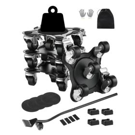   Bútorszállító kocsi görgős bútor alátét 5 kerékkel 158x158x65mm