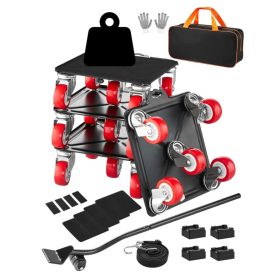   4 db Ötkerekű szállítókocsi 1575 kg teherbírású bútorszállító kocsi