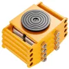 4x Görgős szállító kocsi 12 tonna teherbírású szállító kocsi 280x210x105mm görgős szállító 4 irányú kerekekkel