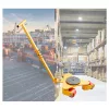 Szállító kocsi fogantyúval 425x335x116mm 3 tonnás ipari görgő 3x 360° PU kerekekkel