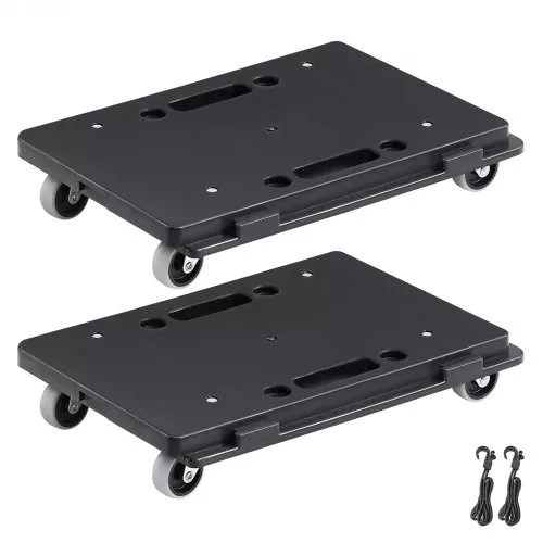 Görgős bútor alátét készlet 2 db bútorszállító kocsi 40,6 x 27,9 cm 227 kg teherbírás 4 kerék