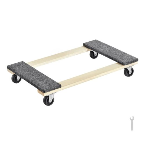 Görgős bútor alátét 2 db bútorszállító kocsi 454 kg teherbírás, 4 kerék, csúszásmentes felület