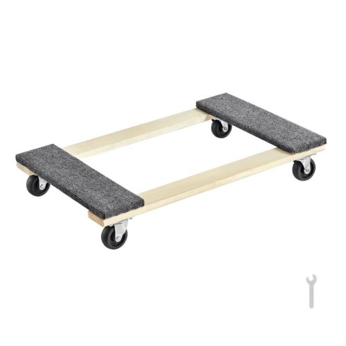 Bútorszállító kocsi 2 db 40,6x27,9 cm, 454 kg teherbírás, 4 kerékű görgős szállító