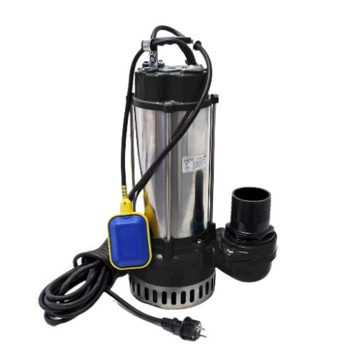 Ipari nagy teljesítményű szennyvízszivattyú rozsdamentes búvárszivattyú 1500 W 36.000 l/h 22 m emelésű zagyszivattyú Gyenge saválló és lúgálló