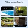 Szennyvízszivattyú rozsdamentes inox lapos szívású búvárszivattyú 750 W 14000 l/h 8 méter emelésű zagyszivattyú