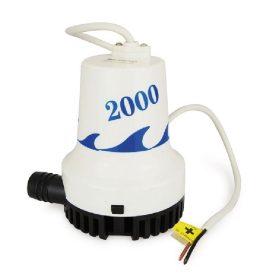 12V búvárszivattyú 8400 liter/óra, 4 méter emelés Kisfeszültségű DC fenékszivattyú 