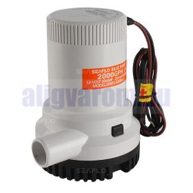   12V 168W búvárszivattyú Seaflo 5900 liter/óra szállítási teljesítmény és 3,6 méter emelési magasság