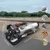 Benzines kerítés oszlop leverő 37,7 cm³, 4 ütemű motor, 3 cserélhető fej oszlopverő gép cölöpverő