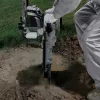 Benzines oszlopverő gép 37,7 cm³, 4 ütemű motor, 55/70 mm fej cölöpverő