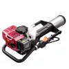 Benzines oszlopverő gép 52 cm³, 2 ütemű motor, 3 cserélhető fej kerítés oszlop leverő