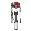 Benzines oszlopverő gép 52 cm³, 2 ütemű motor, 3 cserélhető fej kerítés oszlop leverő
