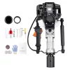 Benzines oszlopverő gép 37,7 cm³, 4 ütemű motor, 2 cserélhető fej kerítés oszlop leverő cölöpverő