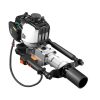 Benzines oszlopverő gép 37,7 cm³, 4 ütemű motor, 2 cserélhető fej kerítés oszlop leverő cölöpverő