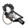 Benzines oszlopverő gép 37,7 cm³, 4 ütemű motor, 2 cserélhető fej kerítés oszlop leverő cölöpverő