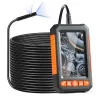 Endoszkóp 15m 1080P 4,3" kijelző 32 GB TF kártya csőkamera 