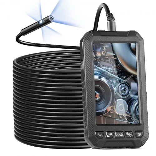Endoszkóp cső kamera 15m 1080P 5" kijelző 32 GB TF kártya