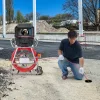 Ipari csővizsgáló kamera 100m ⌀23mm, 1080P 10,1" érintőképernyő, 32 GB SD-kártya