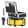 Ipari csatornavizsgáló kamera 30m ⌀23mm 1080P 9" kijelző, 512 Hz helymeghatározó