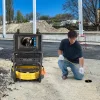 Ipari csatornakamera 70m ⌀23mm csőkamera 9" kijelző 1080P 512 Hz jeladó
