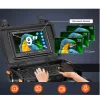 Ipari csatornavizsgáló kamera 30m ⌀23mm, 1080P 9" kijelző, 512 Hz jeladó, önbeálló lencse