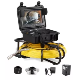   Csőkamera 91,5 m ⌀23mm 720p 229mm LCD kijelző, 16 GB SD-kártya csatorna kamera