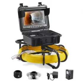   Csőkamera 50m ⌀23mm 720p 9” LCD kijelző 16 GB SD-kártya 