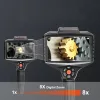 Ipari endoszkóp kamera 5m 5" kijelző, 32 GB TF-kártya, 8+2 LED, 3 lencse