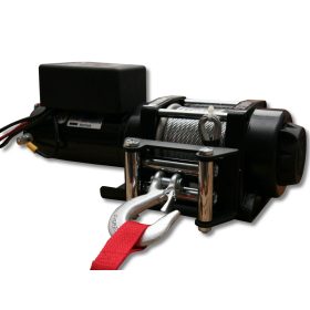   Csörlő elektromos vontató motoros drótkötél 12V 1588 kg 3500 lbs vezeték nélküli távirányító