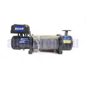  12V 13000 lb/ 5897 kg nagy teherbírású, elektromos csörlő, vezeték nélküli távirányítóval, drótkötéllel, vontató csörlő 