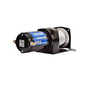   12V 2000 lb/ 907 kg teherbírású, elektromos csörlő, vezeték nélküli távirányítóval, drótkötéllel, vontató csörlő