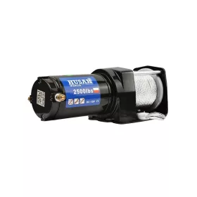  12V 2500 lb/ 1134 kg teherbírású, elektromos csörlő, vezeték nélküli távirányítóval, drótkötéllel, vontató csörlő 