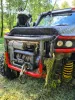  24V 18000 lb 8165 kg elektromos quad csörlő drótkötéllel, kormányról vezérelhető, eke mozgatásához is alkalmas 