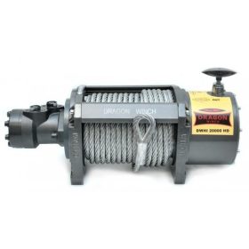   20000 lb/ 9072 kg nagy teherbírású, hidraulikus csörlő drótkötéllel 