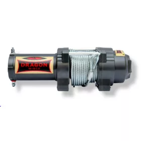 12V 2041 kg ATV, quad elektromos csörlő, vezeték nélküli távirányítóval, drótkötéllel acél kampóval,