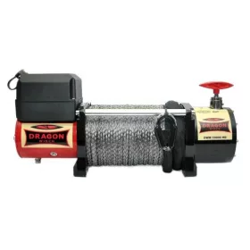 12V 10000 lb/ 4536 kg elektromos csörlő szintetikus kötéllel vezeték nélküli távirányítóval, MAGAS M