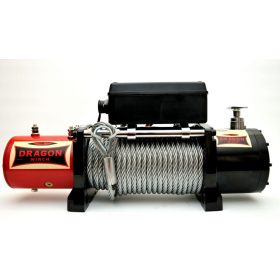   24V 12000 lb/ 5443 kg elektromos csörlő drótkötéllel, vezeték nélküli távirányítóval, MAGAS MINŐSÉG