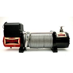   12V 13000 lb/ 5897 kg elektromos csörlő magas minőségű, drótkötéllel, vezeték nélküli távirányítóval